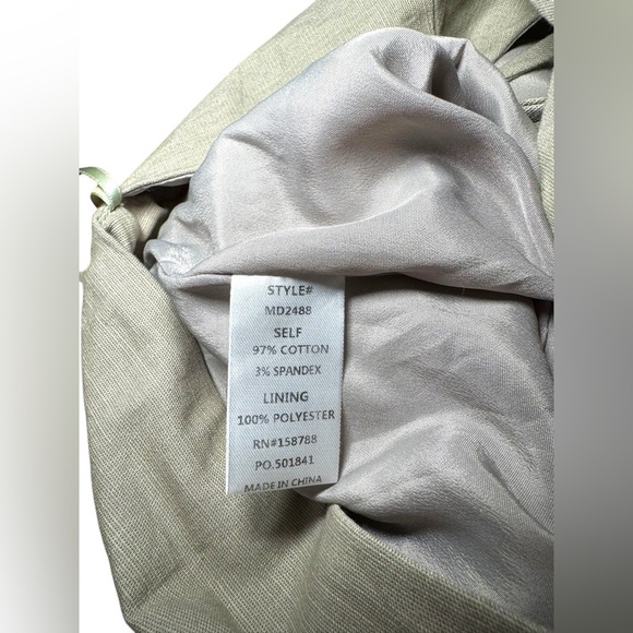 Mable Cotton Tie-Back Beige Mini Dress Size Small EUC - Picture 4 of 7